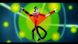 Ben 10 Reboot Omni-kix Jetray transformation! (Stick nodes)