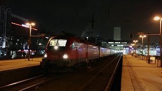 Doppelausfahrt CNL/ICE, Freundschaftstaurus und Autoreisezug Hamburg-Altona-13.02.16