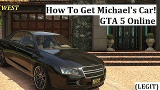 GTA 5 Online - How To Get Michael's Car! (Obey Tailgater)