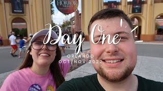 First Day at Universal! | Day One Orlando Florida Honeymoon 2022