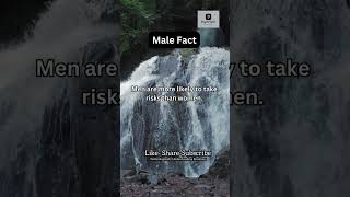 Did you know? Men are naturally wired to take more risks 💪💥  #MaleFact #RiskTaker