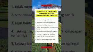 istri Beruntung jika memiliki Suami Dengan Sifat-sifat ini #videoshort #motivasi #video