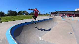 Basics of roller skating in parks: how to step and jump out of transitions!