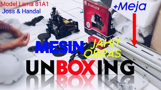 Unboxing Mesin Jahit Obras 81A1 Plus Meja