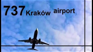 Lądowanie Boeinga 737 Kraków- Balice