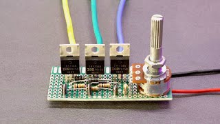 DIY Brushless Motor Controller 40A ESC BLDC Module using MosFet IRFZ34N IRFZ44N