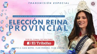 🚨 #ondaestudiantil EN VIVO ELECCIÓN REINA PROVINCIAL de la Fiesta Nacional de los Estudiantes