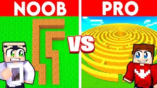 NOOB vs. PRO BAU CHALLENGE! (Minecraft)