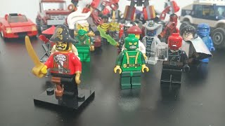 MOSTRANDO ALGUMAS MINIFIGURAS DE LEGO