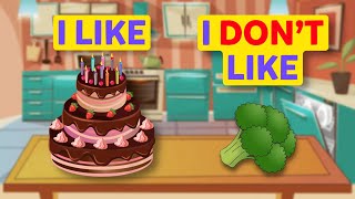 Like Don't Like - English Grammar For Kids with Novakid