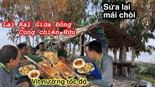 Sửa Lại Căn Chòi Giữa Ruộng Và Thưởng Thức Món Vịt Nướng Độc Đáo Của Dân Nuôi Vịt Chạy Đồng | BLĐT