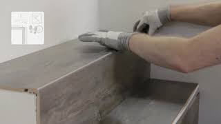 Using Incizo to install timber or laminate flooring on stairs