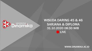 Wisuda Daring Ke 45 & 46 Universitas Stikom Dinamika 🔴(LIVE)