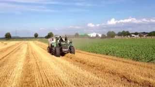 Fendt 612 mit Claas Quadrant 2200 im Sommer 2014