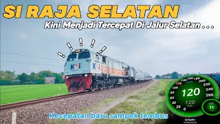 BIKIN HATI DEG - DEGAN❗NIKUK TAPI MASIH NGEBUT❗MENGGOKIL KERETA API ARGO WILIS NGEBUT PARAH!!!