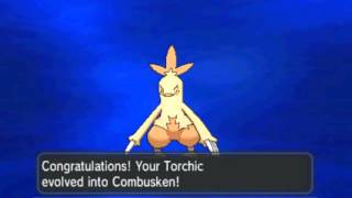 Pokemon X and Y : Torchic evolves, + Gettting Bulbasaur