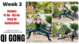 6 Week Body Transformation/Week 3: Qi Gong in the Rain/#Shihengyitraining/#Shihengyiquotes/Pubu co..