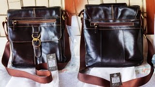 Мужская кожаная сумка через плече Marrant c AliExpress / Crossbody Shoulder Bag