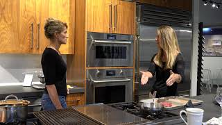 Chef Alina- Wolf Convection Steam Oven at Clark Showroom