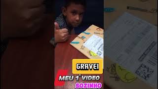 GRAVEI MEU PRIMEIRO VIDEO SOZINHO - #gravar #leiturinha #youtuber