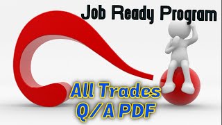 Job ready program question and answer are available for all trades |  Q/A PDF | jrp latest | somjeet