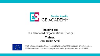 The Gendered Organisations Theory