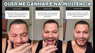 Thomas Santana rindo horrores ao ler as revelações dos seguidores | Stories do Thominhas