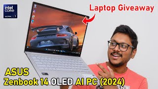 Asus Zenbook 14 OLED AI PC (2024) Overview Ft. Intel Core Ultra 7 🔥