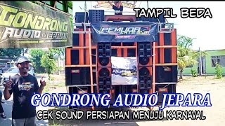 cek sound gondrong audio jepara super horeg karnaval sedekah laut bandung harjo jepara