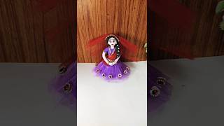 diy radharani😍❤making radha with clay#subscribe #viral #clayart #radheradhe #radha #shorts #diy