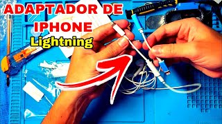 Cabo conversor Lightning para p2 APPLE - Adaptador Fone Iphone para P2 / Iphone to P2 Phone Adapter