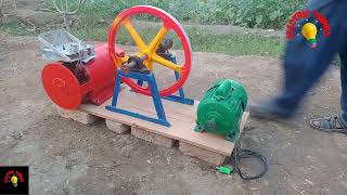 How To Make Flywheel Free Energy Generator 220v With 5kw Alternator And Motor New Ideas