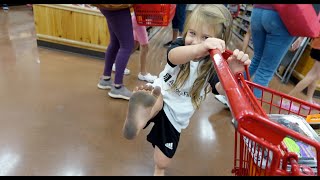 Barefoot at the Grocery Store