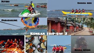 malvan beach | water sports | scuba diving | parasailing | jetski | white beach resort #konkan