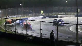 Banger Racing Ringwood Raceway UK Open 2ltr National Bangers 11/03/17