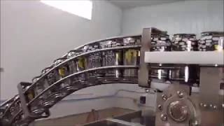 Rotary counter pressure beer canning line 240