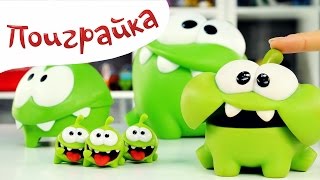 🍭Ам Ням Большой сборник и 😁Мистер Зубастик - Om Nom из игры Cut the Rope - Поиграйка