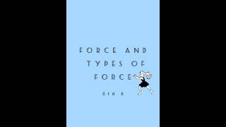 Class 6 | Force and types of force| Workbook Questions and Answers