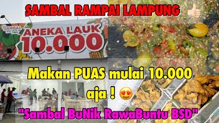 APA BENAR MAKAN DISINI CUMA 10RB? ANEKA LAUK 10.000 | SAMBAL BU NIK