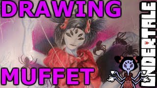 Drawing MUFFET/Dibujando a MUFFET (UNDERTALE)