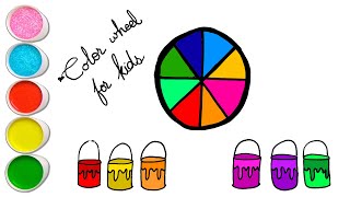 how to draw colour wheel | Primary secondary and tertiary colours #drawingtutorial #colorwheel