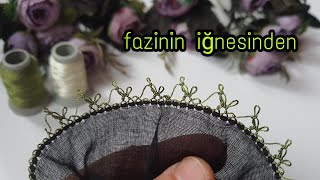 Ayrıntılı teknikleri ile çıtı pıtı İğne Oyası modeli🌺Needle Lace model with detailed techniques💚