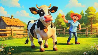 Cow's Songs Mix | Nursery Rhymes | Animals Song for Kids | Learn About Cow | Phonics English Song