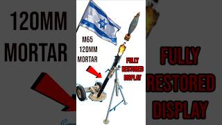 1950's 120mm M65 Israeli Towed Mortar Fully Functional Display  #squad #army #military #historical