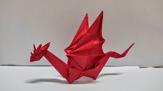 How To Make a paper Origami Dragon Instructions