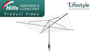 Hills Hoist Heritage 6 Rotary Clothes Hoist Product Video