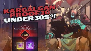 WTF ?! KARGALGAN PROOF 20 REALLY DIED THAT FAST ?! | Solo Leveling Arise