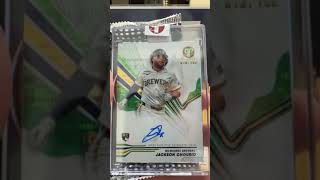 Wow!  Jackson Chourio auto of 150 pulled in Topps Pristine.