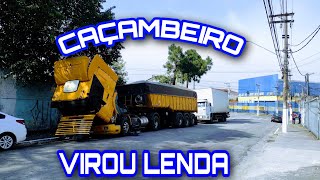 CAÇAMBEIRO VIROU LENDA!! (SCANIA 111S)(VOLVO N12) @nicolaucacambeiro113