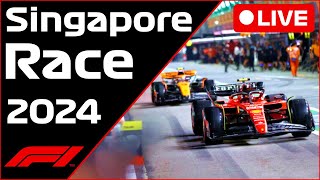 🔴F1 LIVE - Singapore GP RACE - Commentary + Live Timing